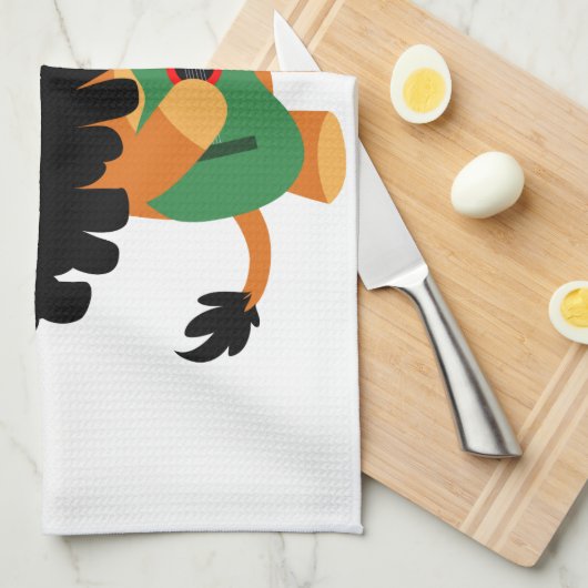 Cute Cartoon Lion Zion Kitchen Towel Theedoek (Quarter Fold)