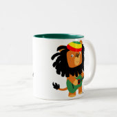 Cute Cartoon Lion Zion Mok (Voorkant rechts)