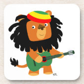 Cute Cartoon Lion Zion Onderzetters Set (Voorkant)