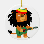 Cute Cartoon Lion Zion Ornament (Achterkant)