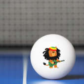 Cute Cartoon Lion Zion Ping Pong Ball (Net)