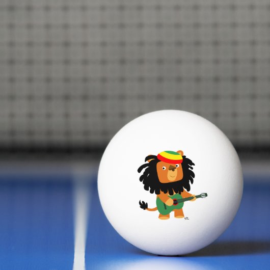Cute Cartoon Lion Zion Ping Pong Ball (Net)