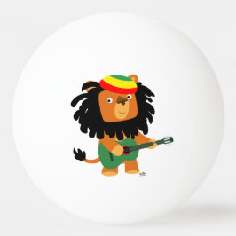 Cute Cartoon Lion Zion Ping Pong Ball