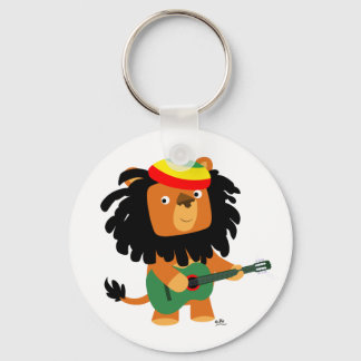 Cute Cartoon Lion Zion Sleutelhanger