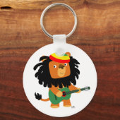 Cute Cartoon Lion Zion Sleutelhanger (Voorkant)
