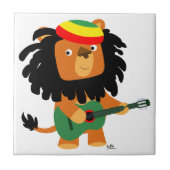 Cute Cartoon Lion Zion Tegel Tegeltje (Voorkant)