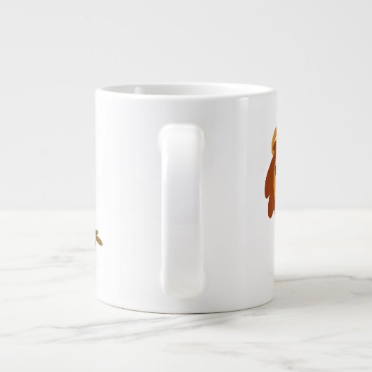 Cute Cartoon Lions in een Mok Snel jumbo (Achterkant)