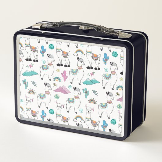 Cute Cartoon Llama Pattern (Achterkant)