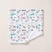 Cute Cartoon Llama Pattern Bad Handdoek (Wasdoekje)