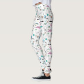 Cute Cartoon Llama Pattern Leggings (Links)