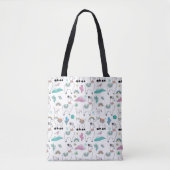 Cute Cartoon Llama Pattern Tote Bag (Voorkant)