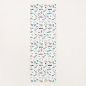 Cute Cartoon Llama Pattern Yogamat (Voorkant)