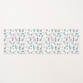 Cute Cartoon Llama Pattern Yogamat (Voorkant (horizontaal))