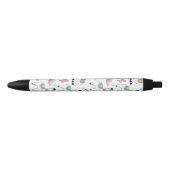 Cute Cartoon Llama Pattern Zwarte Inkt Pen (Voorkant)