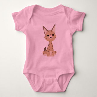 Cute Cartoon Lynx Baby T-Shirt