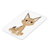 Cute Cartoon Lynx Flexible Magnet Magneet (Linkerzijde)