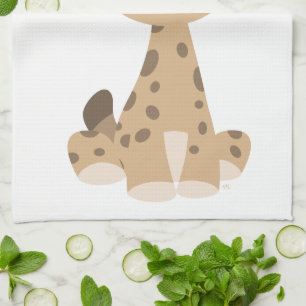 Cute Cartoon Lynx Kitchen Towel Theedoek