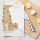 Cute Cartoon Lynx Kitchen Towel Theedoek (Quarter Fold)