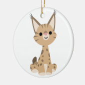 Cute Cartoon Lynx Ornament (Links)