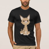 Cute Cartoon Lynx T-Shirt (Voorkant)