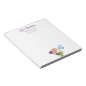 Cute Cartoon Maid House Cleaning Services Business Notitieblok (Schuin)