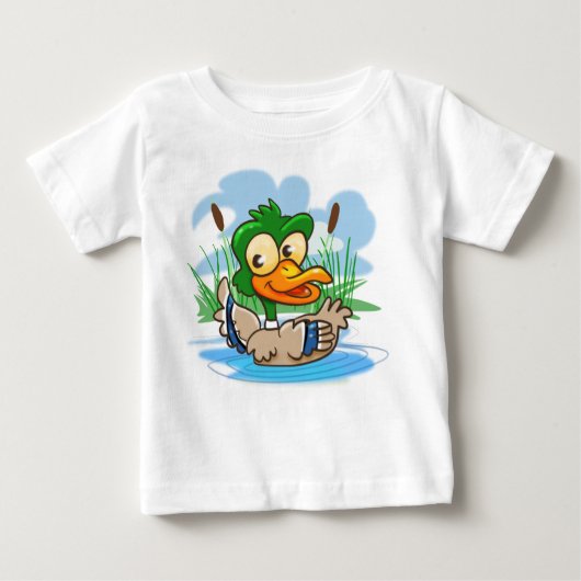 Cute Cartoon Mallard Duck (Voorkant)