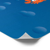 Cute Cartoon Marine Life & Rainbow Custom Poster (Hoek)