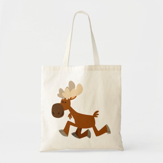 Cute Cartoon Merry Moose Bag Tote Bag (Voorkant)