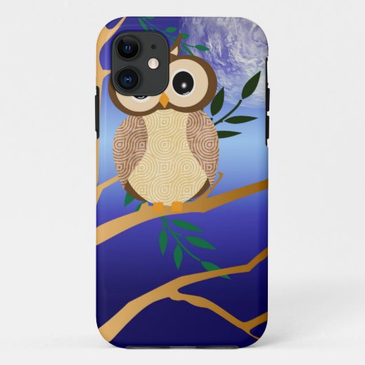 Cute cartoon midderuil Case-Mate iPhone case (Achterkant)