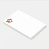 Cute Cartoon Monkey Notes (Schuin)
