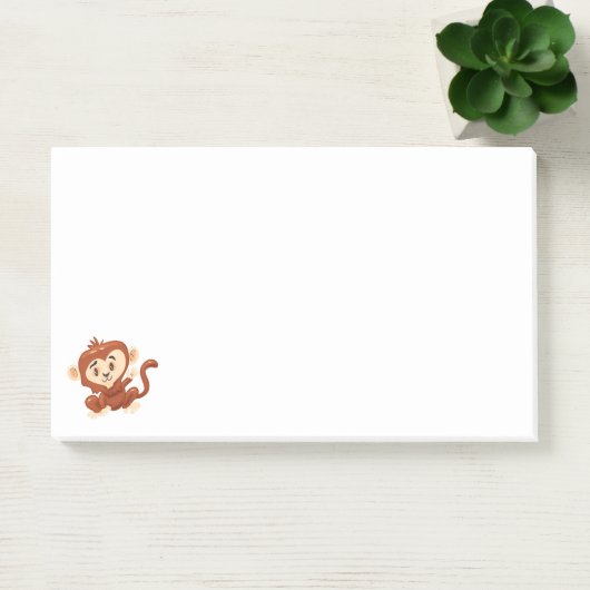 Cute Cartoon Monkey Notes (Kantoor)
