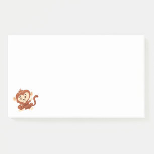 Cute Cartoon Monkey Notes