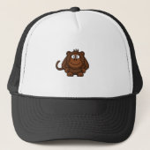 Cute Cartoon Monkey Sjabloon Trucker Pet (Voorkant)