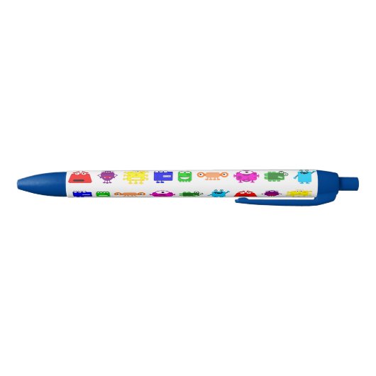 Cute Cartoon Monsters Zwarte Inkt Pen (Bodem)