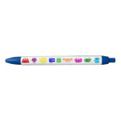 Cute Cartoon Monsters Zwarte Inkt Pen (Voorkant)