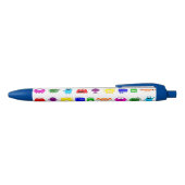 Cute Cartoon Monsters Zwarte Inkt Pen (Bovenkant)