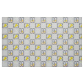 Cute Cartoon Mouse en Swiss Cheese Pattern Fabric Stof (Fat Quarter)