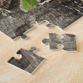 Cute Cartoon Nessie Loch Ness Monster, Schotland Legpuzzel (Zijkant)