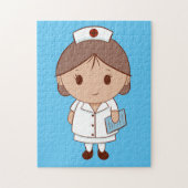 Cute Cartoon Nurse Legpuzzel (Verticaal)