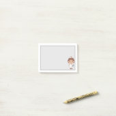 Cute Cartoon Nurse Post-it® Notes (Op bureau)
