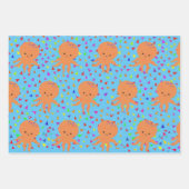 Cute Cartoon Octopus Confetti Pattern Inpakpapier Vel (Voorkant 2)