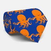 Cute Cartoon Octopus Stropdas (Opgerold)