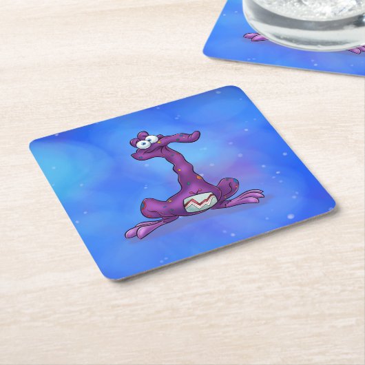 Cute Cartoon Onderzetter (Schuin)