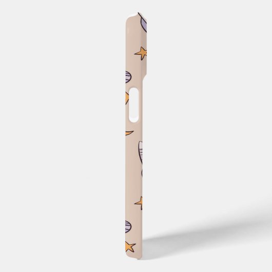 Cute Cartoon Outer Space Seamless Pattern Design Case-Mate iPhone Case (Achterkant / Rechts)
