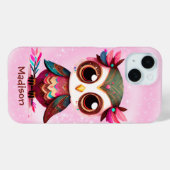 Cute Cartoon Owl Case-Mate iPhone Case (Achterkant (horizontaal))