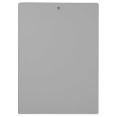 Cute Cartoon Owl - Roze en grijze aangepaste naam Klembord (Achterkant)