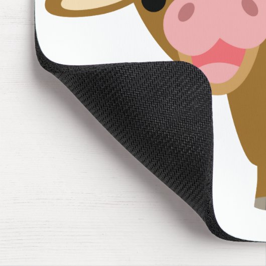 Cute Cartoon Ox mousepad Muismat (Hoek)