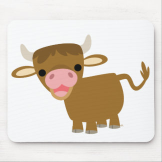 Cute Cartoon Ox mousepad Muismat