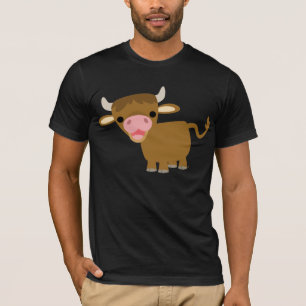 Cute Cartoon Ox T-shirt