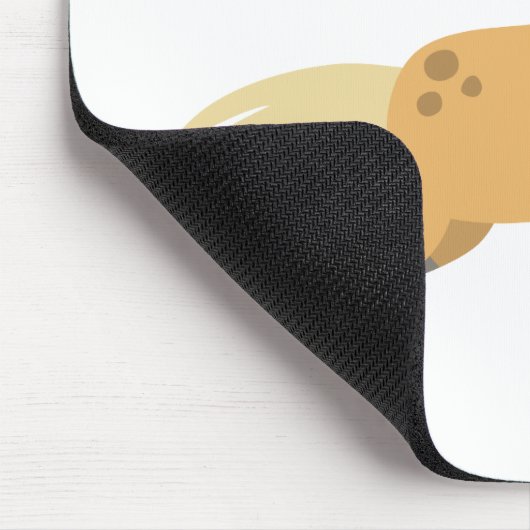 Cute Cartoon Palomino Pony mousepad Muismat (Hoek)